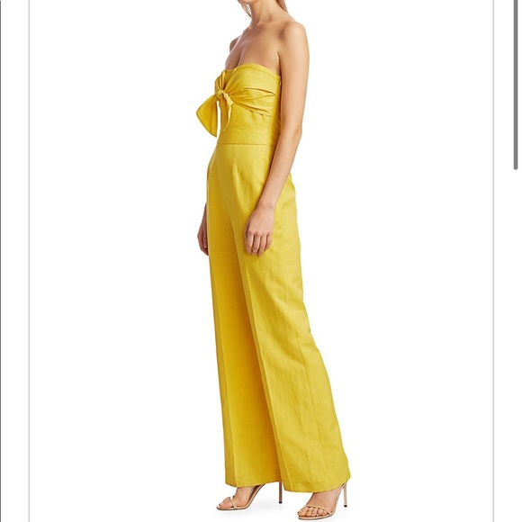 Derek Lamb 10 Crosby Alene-Tie Strapless Jumpsuit - Picture 7 of 15